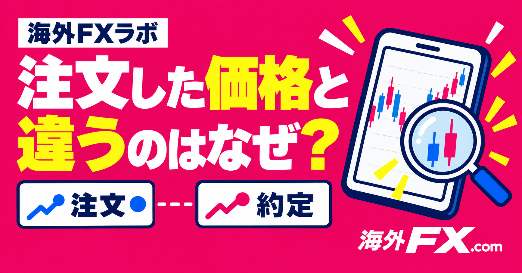 注文した価格と約定価格が違う。差の正体を追ってみよう