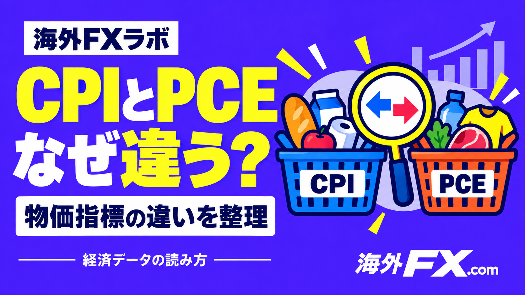 CPIとPCEなぜ違う？ 物価指標の違いを整理